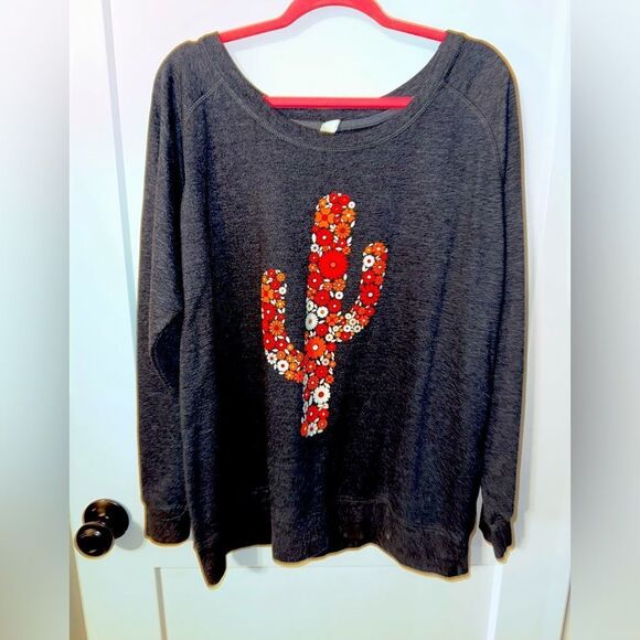 AIR WAVES BRAND WOMENS CACTUS SHIRT - Picture 1 of 4
